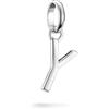 Thomas Sabo Charm Club Connect Ciondolo Charm Lettera Y Argento 925 Riciclato CC1231-001-21