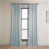 HPD Half Price Drapes HPD Drapes Heritage Tende in velluto felpato, lunghe 248 cm, oscuranti, per camera da letto e soggiorno, 127 x 238 cm (larghezza x lunghezza), 1 pannello, colore: blu acquario