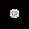 Bianco D Colore VVS1 Moissanite Taglio Asscher Gemma Diamante Sintetico 4x4 MM