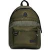 Invicta Zaino - AMERICAN - Tasca Porta PC 13'' - Studio, Ufficio e Tempo Libero - Tessuto ECO Material - per Uomo e Donna, Verde Militare
