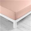 douceur d'intérieur, Lenzuolo sotto con angoli (160 x 200 cm) Lina Rosa, 100% cotone
