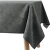 Filumi Tovaglia 110x160 cm grigio, lavabile, per interni ed esterni, motivo geometrico Eris