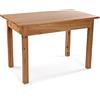 VERSA Tavolo da Pranzo Sparrow in Stile Rustico, Misure (A x L x P) 80 x 70 x 120 cm, Marrone