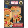 Marvel Funko Pop Pin Marvel Holiday Gingerbread Iron Man per bambini dai 3 anni in su