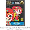 Funko Pop Pin DC Comics Super Heroes Flash Glow in the Dark Ages 6+ e oltre