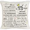 Koemore Cuscino Decorativo con Auguri per 13 Anni Bianco regali di compleanno 13° donne Copricuscino Dietro Di Te&A Volte Dimentichi Di Essere Fantastico'Copricuscino 13°Compleanno Copertura