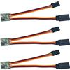 Nuofany 3 inverter di rotazione universale RC Servo Signal Inverter 5.0-6.0v Sterzo Invertitore per JR Futaba Aircraft Airplane Steering Gear RC Airplane Car Boat e qualsiasi servo