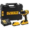 DEWALT DCD709L2T-QW - Trapano Avvitatore Compatto 2 Velocità con percussione 18V motore BRUSHLESS. DOTAZIONE: 2 batterie XR Litio da 3.0Ah, caricabatterie, gancio per cintura, valigetta TSTAK.