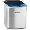 Klarstein Macchina Ghiaccio 2.1L, Macchina del Ghiaccio Professionale, Fabbricatore Ghiaccio Secco Alimentare 12kg, Cubetti di Grandi Piccole Dimensioni, Macchina Ghiaccio Casa Autopulente Cocktail