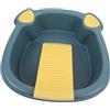 DEARMAMY Bacinella Multifunzionale con Bucato in Plastica Lavabo Piccolo per Lavare Vestiti Design Carino a Cartone Animato Resistente e Pratico Casa