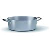 Ballarini Professionale 7018.36 Casseruola Media con 2 Manici, Alluminio, Grigio, 36 cm