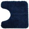 WohnDirect Premium Tappeto da Bagno con Foro per Il WC 45 x 45 cm - Blu Scuro - Tappetino da Bagno Morbido e Antiscivolo - può Essere Creato per Il Set Bagno, Lavabile in Lavatrice