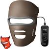 FliKEZE Maschera LED Viso, LED a Filo d'Oro 460 Chip (92 * 5) con 5 Lunghezze d'Onda e 4 Modalità per Anti-Aging, Acne e Ringiovanimento, Portatile per Uso Domestico, LED Mask