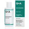 Q+A Tonico con Niacinamide per uso quotidiano. Tonico Viso per alleviare le eruzioni cutanee e liberare i pori del viso. 100 ml