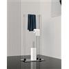 Petrozzi Piantana WC Hera III in Plexiglass con Scopino in 17 colori - COLORE SCOPINO: Fume' Grigio - COLORE PIANTANA: Trasparente