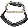 Stanley Lucchetto a Moschettone quattro Cifre con Cavo di Sicurezza 180 cm Incluso, Argento