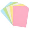 Bidponds Carta di ricarica a righe formato A5, pagine colorate a righe per raccoglitori a 6 anelli, quaderni, agenda, organizer a 6 fori, 50 fogli/100 pagine, a righe (21 x 14,2 cm) (1)
