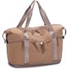 BAGROUPS Bagaglio a Mano 40x30x20 Wizzair 32L Pieghevole Borsa da Viaggio Impermeabile Borsone da Cabinada Viaggio Borsa per Aereo Borsas Parto Ospedale Weekend Sportiva Borsone per Donna Uomo Cachi