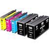 Veson 950XL 951XL - Set di 5 cartucce d'inchiostro compatibili con HP 950 951, compatibili con HP Officejet pro 8600 cartucce HP Officejet pro 8620 8100 8610 8600 8615 8616 8625
