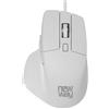 NEWWAY - Mouse Verticale Cablato A7-1200/1800/2400/3200 DPI - Ergonomico - Silenzioso - Plug e Play - USB - Bianco