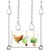 Suplklz Mangiatoia da appendere per pollo, verdure, per galline, animali domestici, pollo, verdure, spiedini, frutta, per galline e uccelli di grandi dimensioni