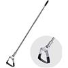 BARAYSTUS Zappe da Giardino per diserbo con Manico Lungo, Zappa Hula, Strumento da Giardino con Staffa, in Acciaio Inox, con Manico Lungo Regolabile