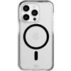 tech21 Evo Crystal - Custodia per iPhone 15 Pro, compatibile con MagSafe, protezione dagli urti, colore: Nero grafite