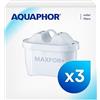 AQUAPHOR Maxfor+ Filtri per Acqua Compatibili con tutte le Caraffe di Grandi marchi - Confezione da 3