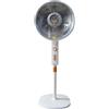 DCG S.R.L. Stufa elettrica SA9680 carbon crystal altezza 124CM oscillante