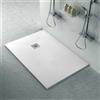 Inbagno Piatto doccia 80x90 Karen in resina riducibile bianco effetto pietra