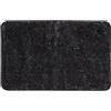 Inbagno Tappetino doccia nero 40x60 cm in poliestere antiscivolo Nuvola