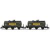 Arnold HN6673 RENFE, Set di 2 Carri cisterna a 3 Assi Borges, epIII Carri Merci