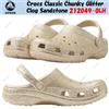 Crocs Zoccolo Crocs Classic Chunky Glitter arenaria 212049-0LH taglia unisex