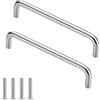 CONPHERON 2 pezzi Maniglia ad Arco Maniglia per Cassetti Acciaio Inox Maniglie per Mobili Cucina Maniglia per Porta Armadietti Manopole Cassetto Armadio Maniglia 128 mm