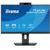iiyama ProLite XUB2490HSUH-B2 - Monitor a LED - 24 (23.8 visualizzabile) - 1920 x 1080 Full HD (1080p) @ 100 Hz - IPS - 250 cd/m² - 1300:1 - 4 ms - HDMI, DisplayPort - altoparlanti - nero, opaco