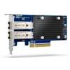 QNAP QXG-10G2SF-X710 - Adattatore di rete - PCIe 3.0 x8 profilo basso - 10 Gigabit SFP+ x 2 - per P/N: SFP1G-SX-85