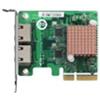 QNAP QXG-2G2T-I225 - Adattatore di rete - PCIe 2.0 x2 profilo basso - 2.5GBase-T x 2 - per QNAP QGD-1600, TS-1232, 1253, 251, 253, 432, 453, 653, 832, 853, h1283, h977, TVS-672, 872