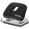 OFFICER PRODUCTS OFFICE PRODUCTS 18051611-05 - Perforatore fino a 30 fogli/meccanismo e alloggiamento in metallo/braccio in plastica (ABS), colore: Nero con cappuccio in plastica antiscivolo per il pavimento