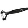 FACKELMANN pelapatate 16 cm PP/Cromato, plastica, Nero, ca.