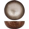 Noya Ciotola di cocco, foglia di argento metallizzato, D14 cm