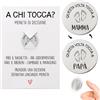 GEBETTER Moneta Decisionale Regalo per Neo Genitori Natale, Moneta di Decisione Regalo Neo Mamma Papà, Regalo Nascita Gravidanza Battesimo Donna Incinta Baby Shower Neonati