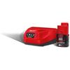 Milwaukee - M12 NRG-201 Milwaukee kit batteria al litio e caricabatterie da 2 Ah 12 V per trapano avvitatore a impulsi