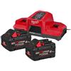 Milwaukee - Milwaukee M18 FORGENRG-802DBSC Kit Energy Forge 2pz M18 FB8 18V 8Ah + caricabatterie Doppio M18 DBSC 4933498616