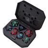 Hsthe Sea 7PCS Dadi elettronici a LED con scatola di ricarica Dungeons and Dragons Dadi Set di dadi poliedrici per Dungeons and Dragons Gioco di ruolo da tavolo