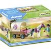 PLAYMOBIL Country 70998 Carrozza con Pony, Giocattolo per Bambini dai 4 Anni