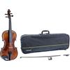 GEWA Set Violino Allegro VL 1 - 3/4 pronto per suonare, acero massello europeo e abete europeo, verniciato a mano, arco in carbonio, corde Larsen Aurora, custodia per violino