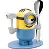 WMF Portauovo a Forma di Minion con Cucchiaio, Cromargan, Blu, Giallo