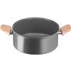 Lagostina Vivissima, Casseruola Fonda Antiaderente 20 cm con Due Manici, Rivestimento in Ceramica, Riscaldamento Rapido e Cottura Uniforme, Adatta a Tutte le Fonti di Calore Inclusa Induzione