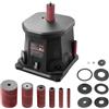VEVOR Levigatrice a Mandrino Oscillante a Nastro, Smerigliatrice da Banco da 2000 giri/min con 6 Manicotti 12,7-76,2 mm, Corsa 15 mm e Porta di Collegamento per la Polvere per la Finitura di Mobili