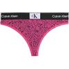 Calvin Klein Perizoma Cotone, Abstract Spots/Fuchsia Rose (S)